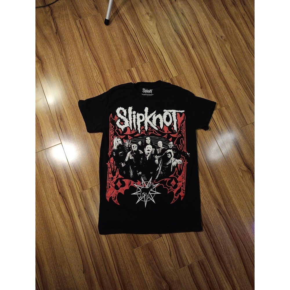 Slipknot Tour Band‎ Black T-shirt Tee Small Unisex Double Graphics